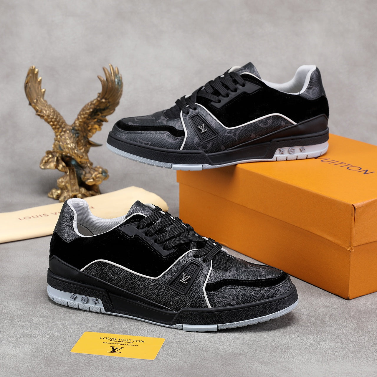 GLM - LUV SurfaGLM In GLMnogram Black Sneaker