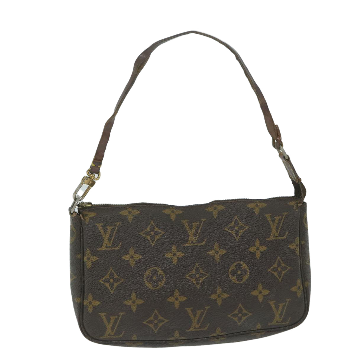 LOUIS VUITTON Monogram Pochette Accessoires Pouch M51980 LV 64017
