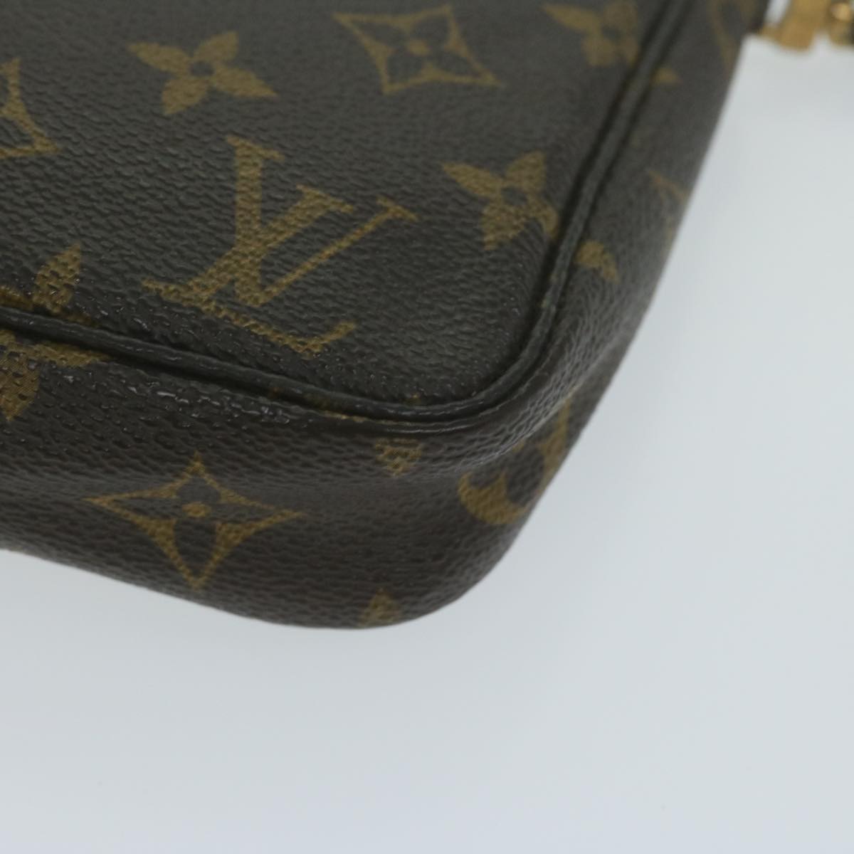LOUIS VUITTON Monogram Pochette Accessoires Pouch M51980 LV 64017