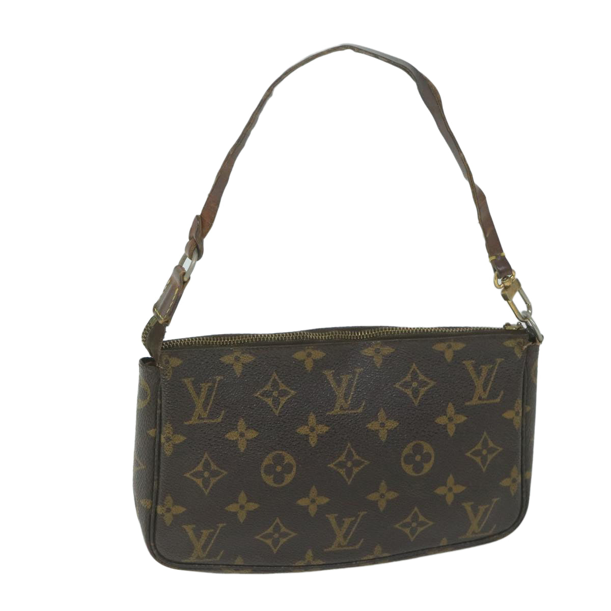 LOUIS VUITTON Monogram Pochette Accessoires Pouch M51980 LV 64017