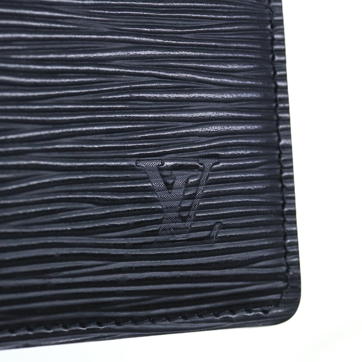 LOUIS VUITTON Epi Agenda GM Day Planner Cover Black R20062 LV 64046