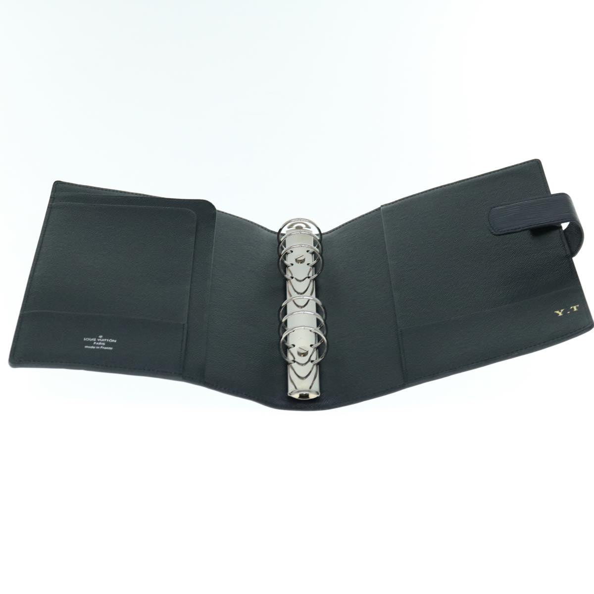 LOUIS VUITTON Epi Agenda GM Day Planner Cover Black R20062 LV 64046