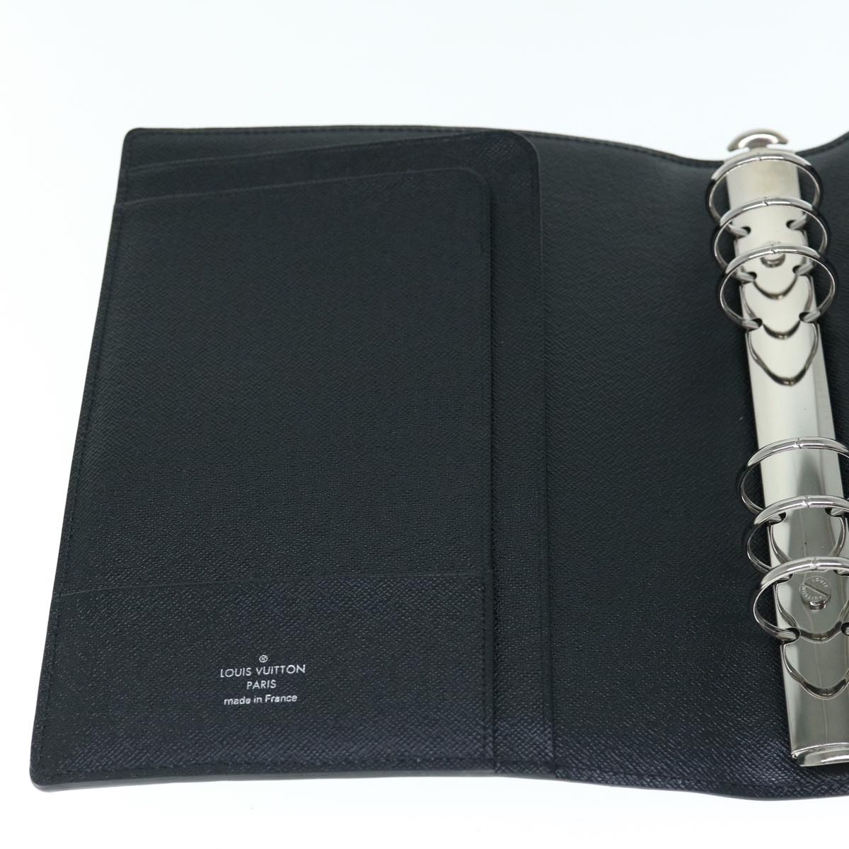 LOUIS VUITTON Epi Agenda GM Day Planner Cover Black R20062 LV 64046