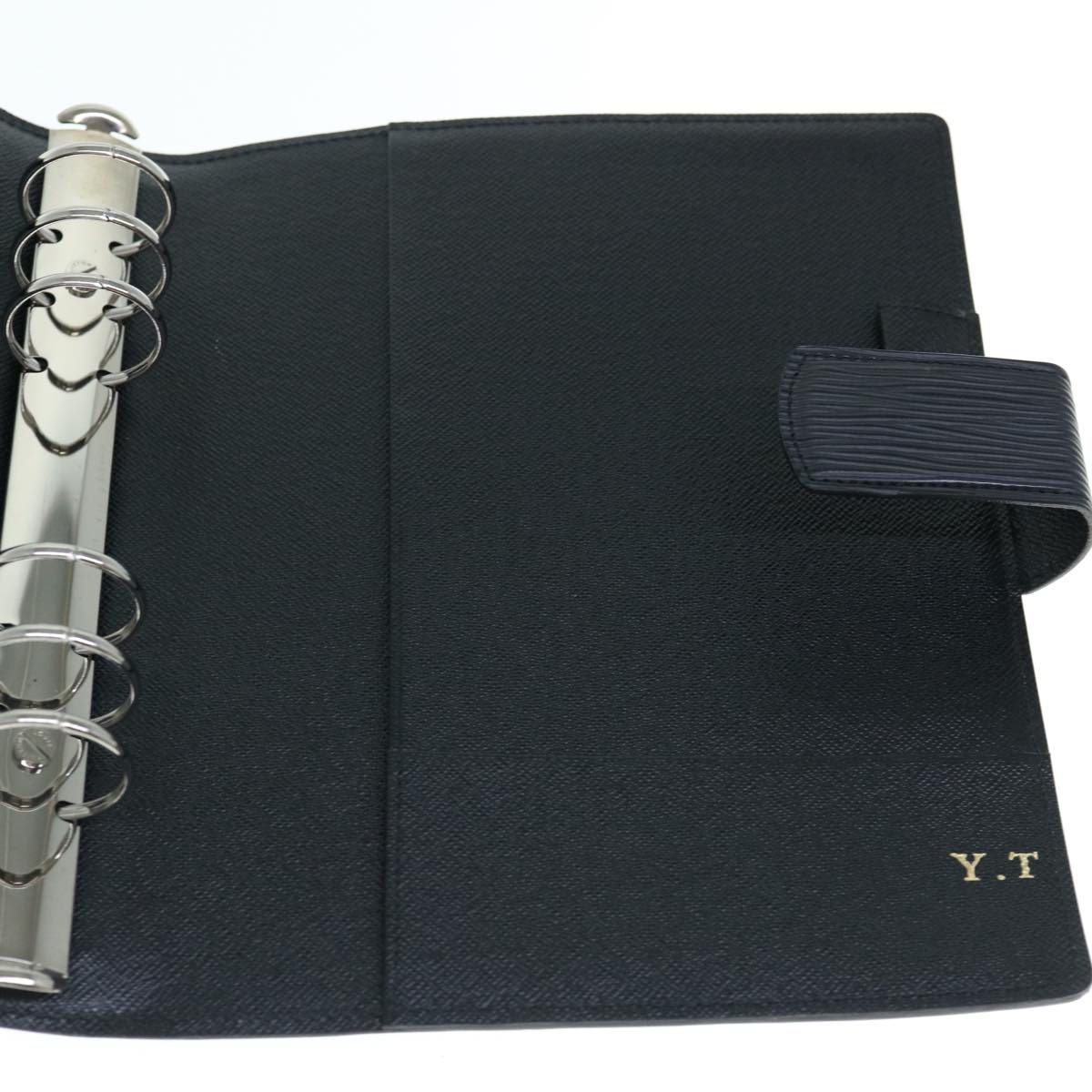 LOUIS VUITTON Epi Agenda GM Day Planner Cover Black R20062 LV 64046