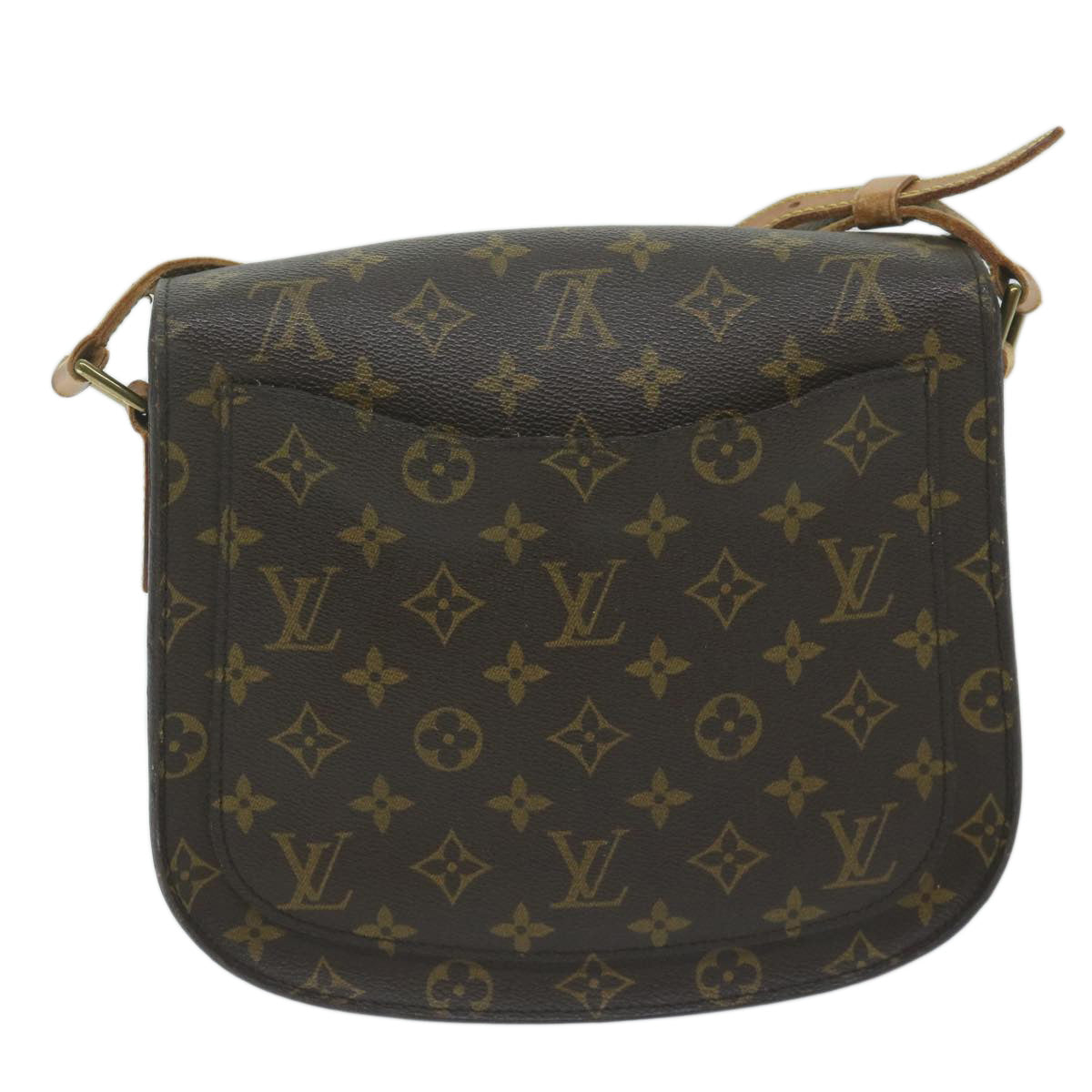 LOUIS VUITTON Monogram Saint Cloud GM Shoulder Bag M51242 LV 64057