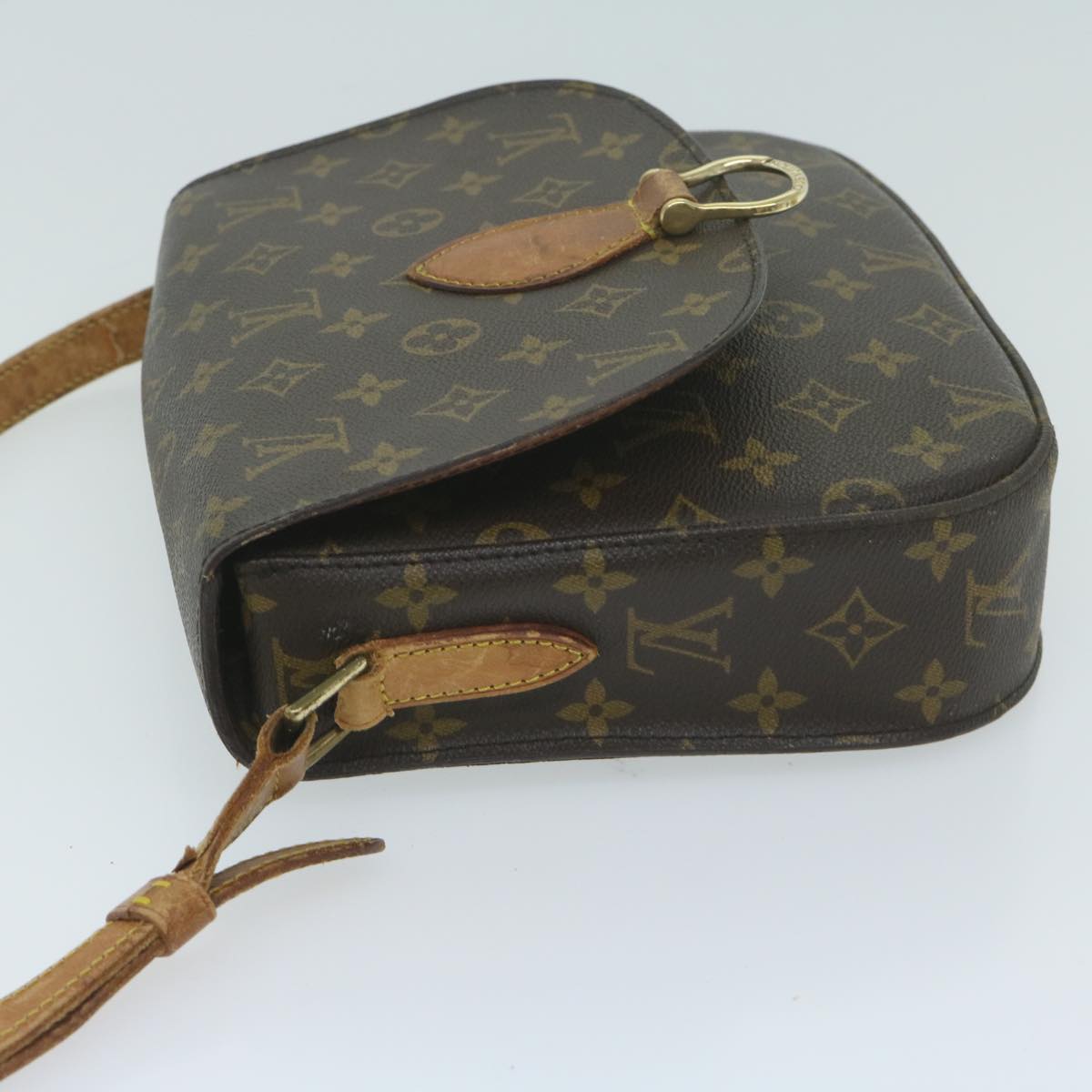 LOUIS VUITTON Monogram Saint Cloud GM Shoulder Bag M51242 LV 64057