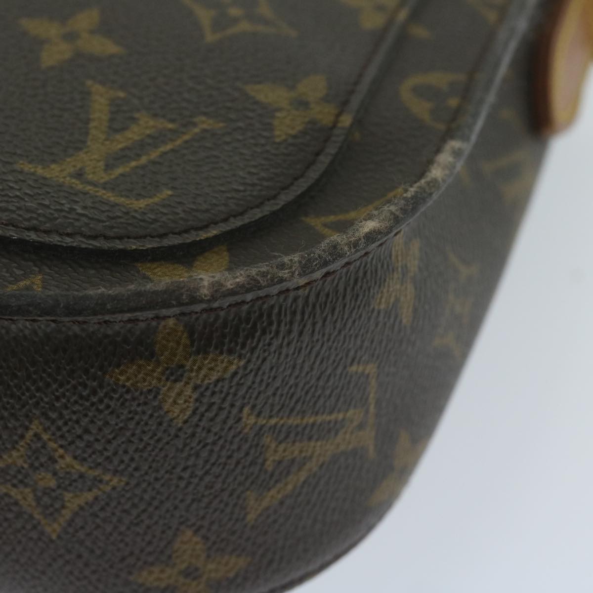 LOUIS VUITTON Monogram Saint Cloud GM Shoulder Bag M51242 LV 64058