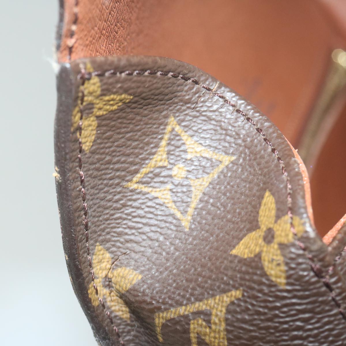 LOUIS VUITTON Monogram Saint Cloud GM Shoulder Bag M51242 LV 64058