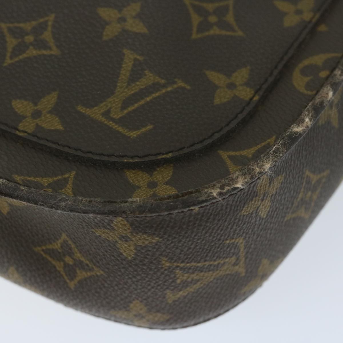 LOUIS VUITTON Monogram Saint Cloud GM Shoulder Bag M51242 LV 64059