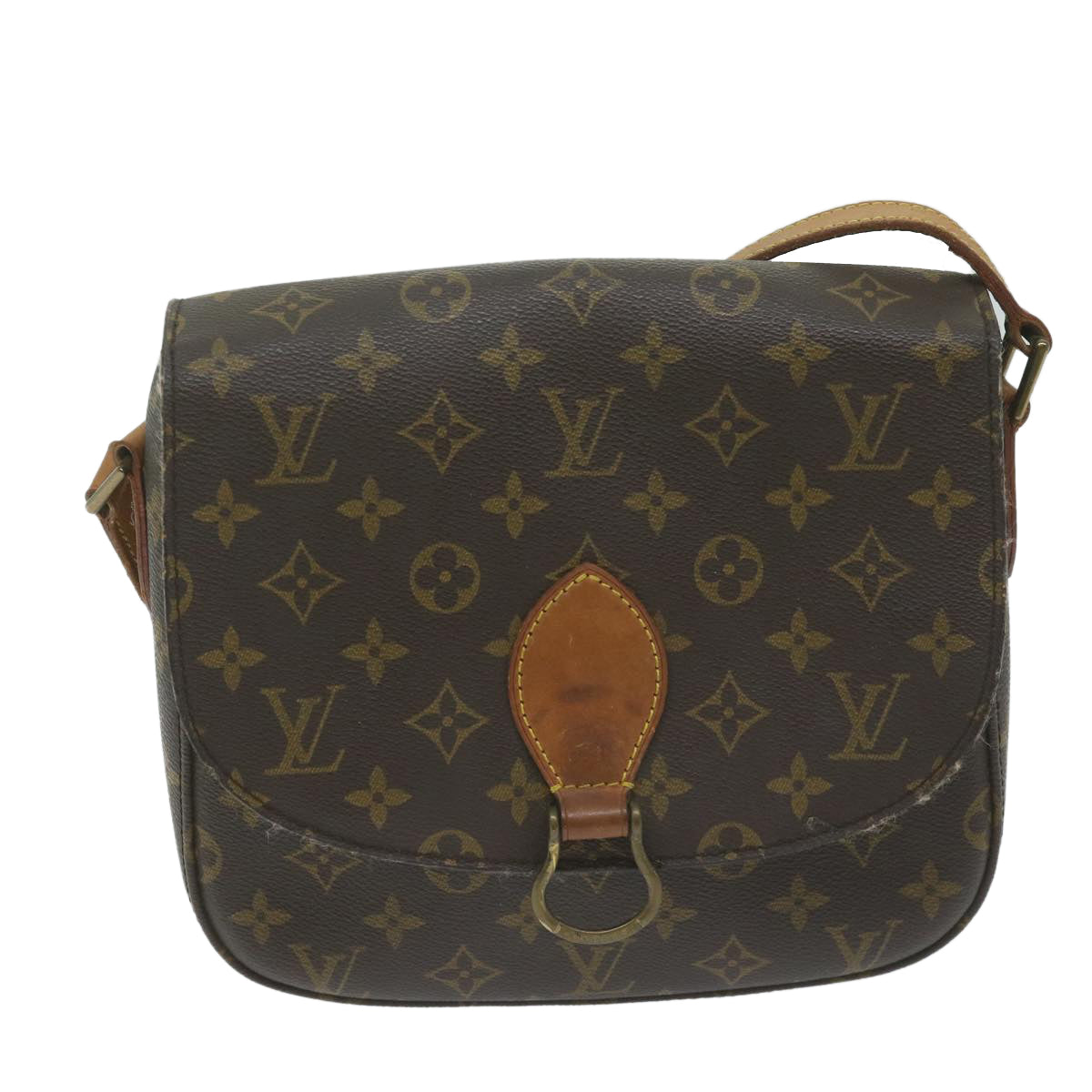 LOUIS VUITTON Monogram Saint Cloud GM Shoulder Bag M51242 LV 64059