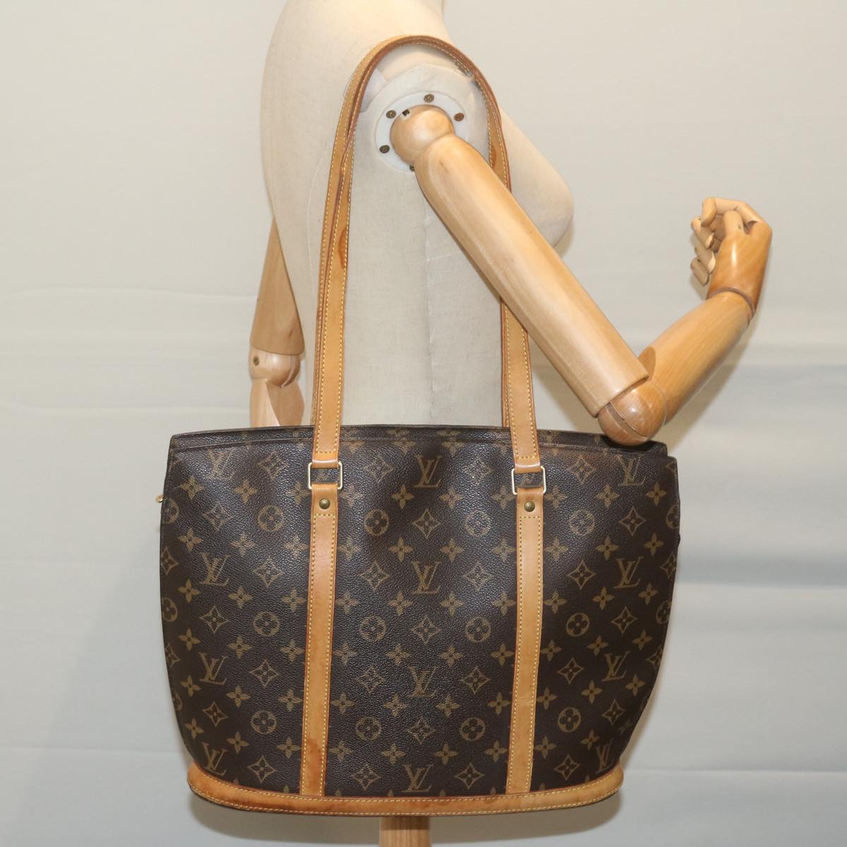 LOUIS VUITTON Monogram Babylone Tote Bag M51102 LV 64070