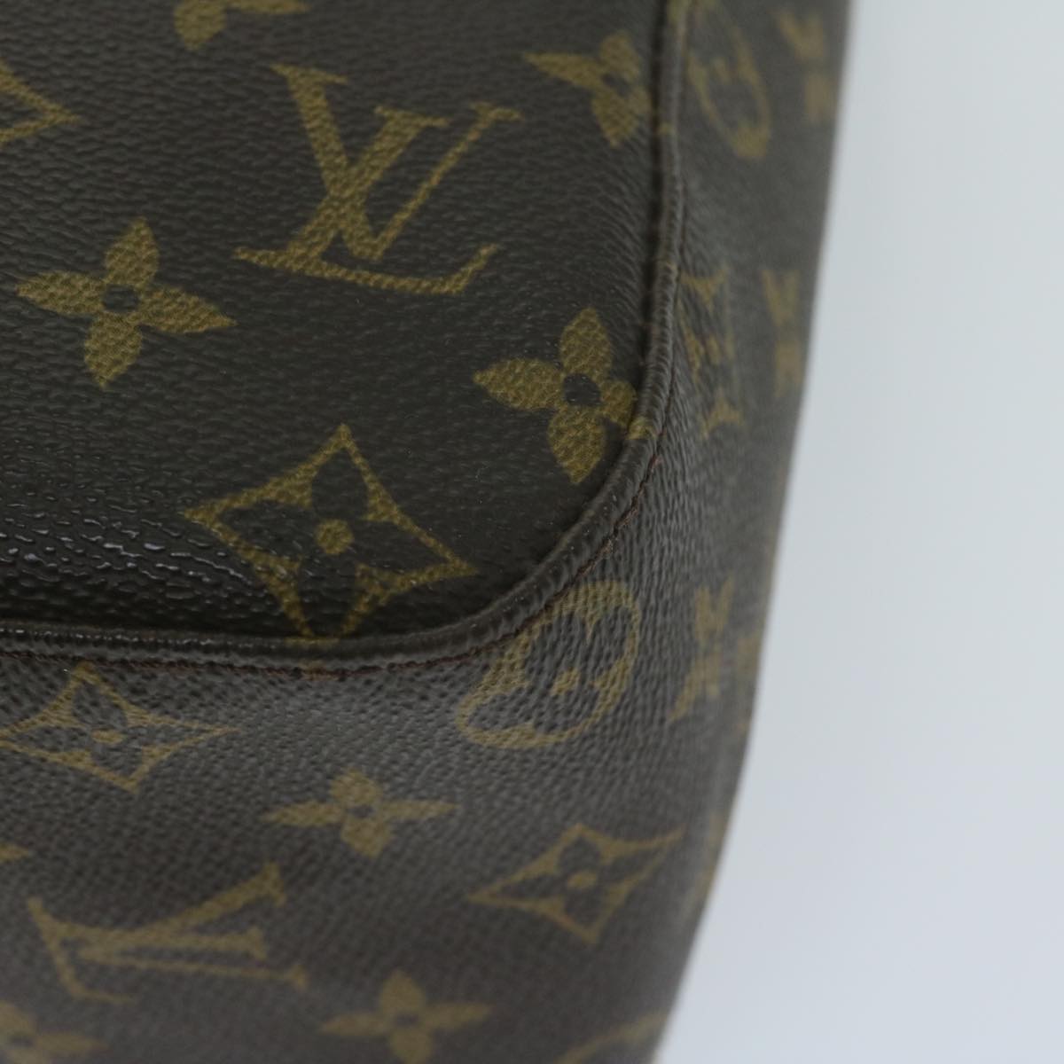LOUIS VUITTON Monogram Looping GM Shoulder Bag M51145 LV 64071