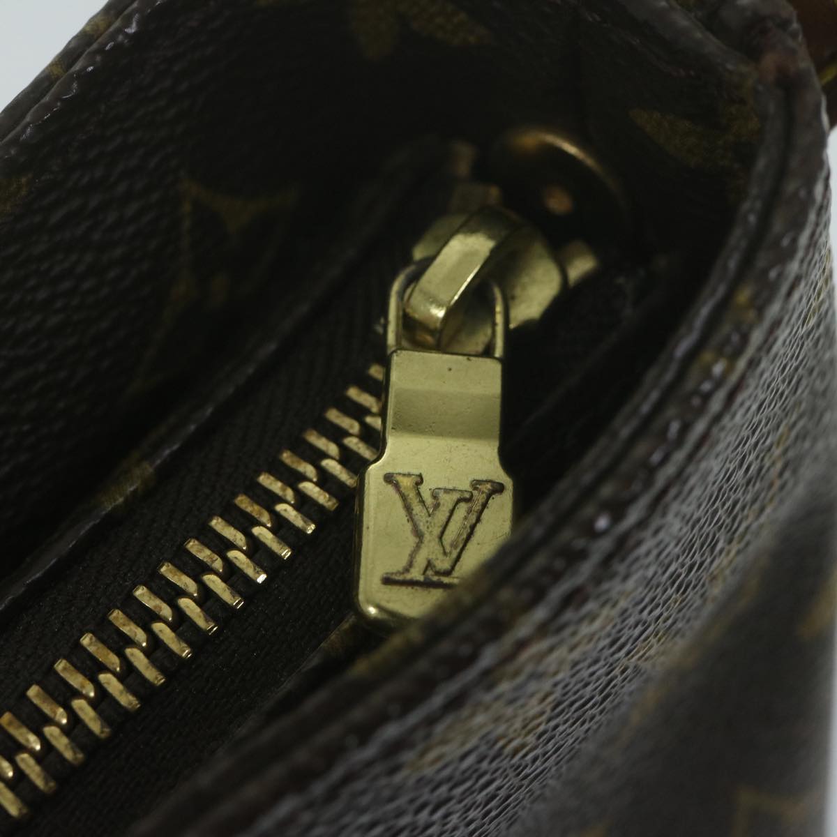 LOUIS VUITTON Monogram Looping GM Shoulder Bag M51145 LV 64071