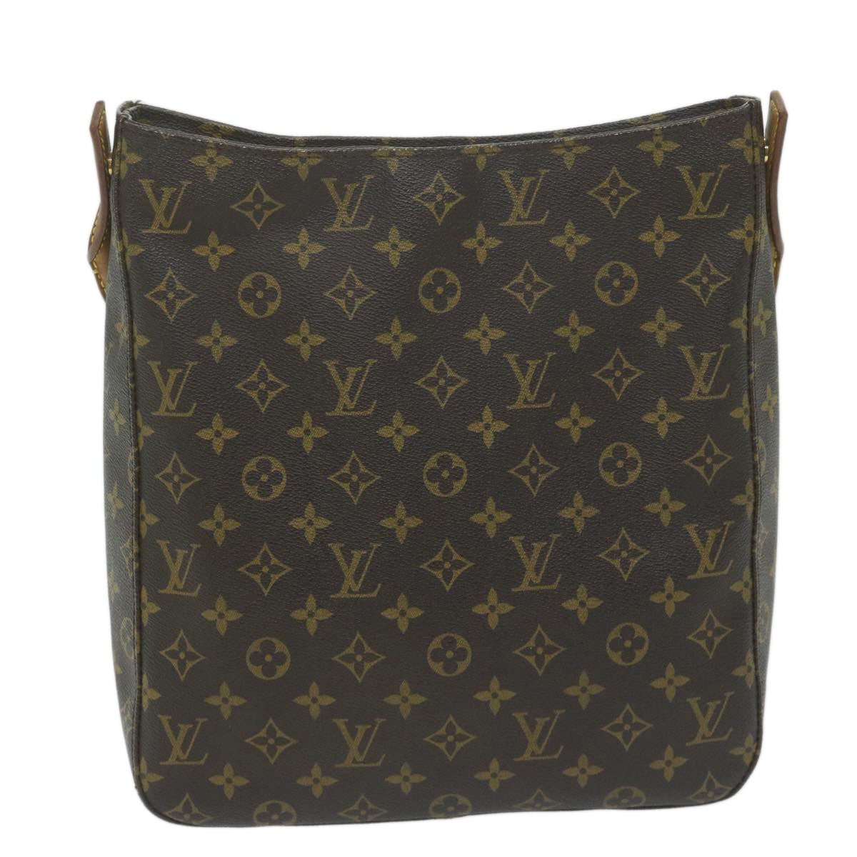 LOUIS VUITTON Monogram Looping GM Shoulder Bag M51145 LV 64071