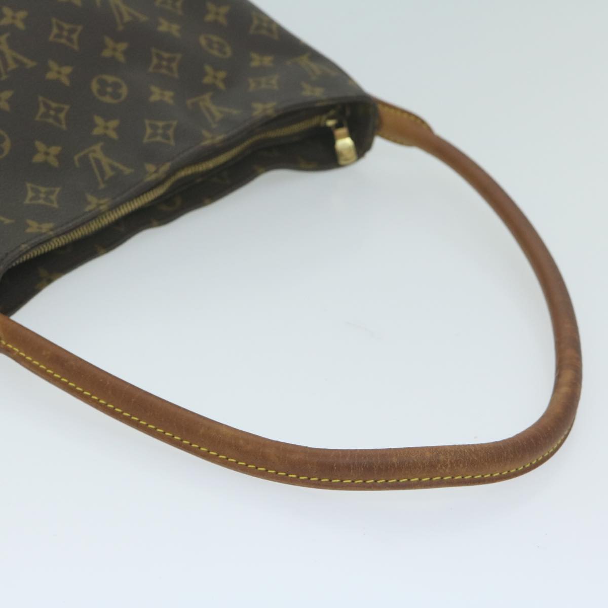 LOUIS VUITTON Monogram Looping GM Shoulder Bag M51145 LV 64071