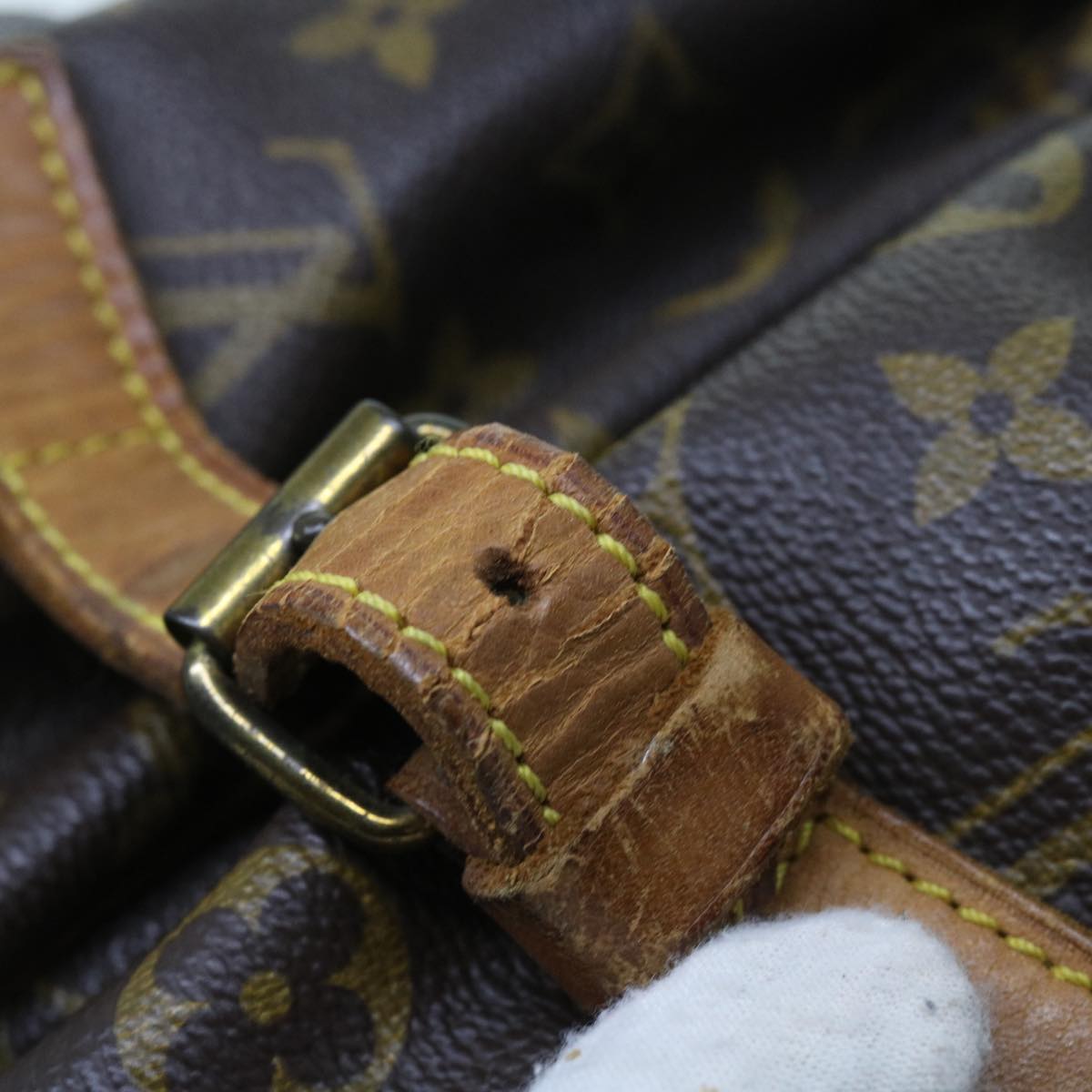 LOUIS VUITTON Monogram Saumur 35 Shoulder Bag M42254 LV 64074