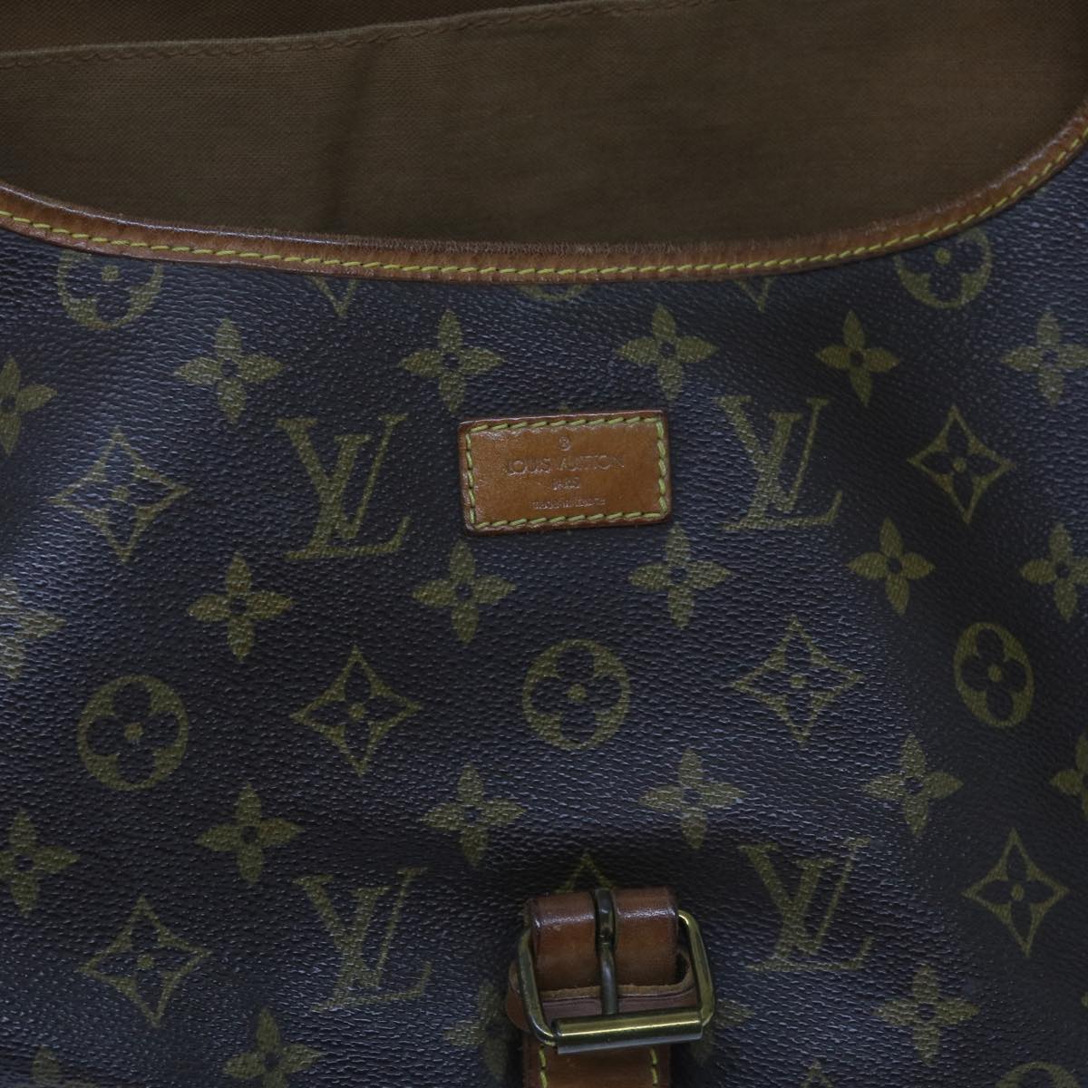 LOUIS VUITTON Monogram Saumur 35 Shoulder Bag M42254 LV 64074