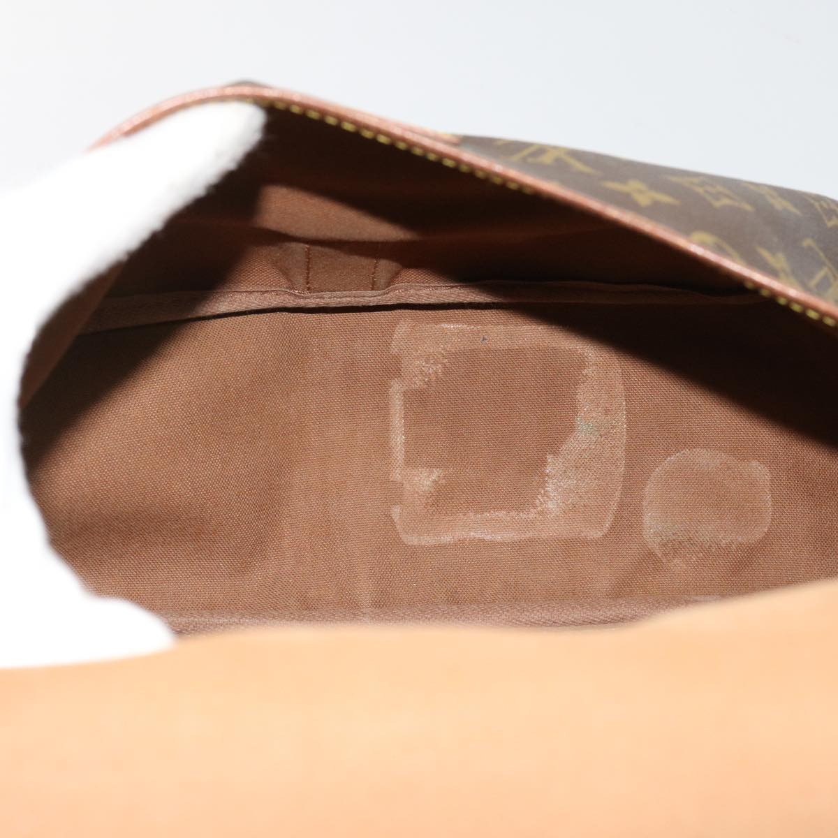 LOUIS VUITTON Monogram Saumur 35 Shoulder Bag M42254 LV 64074