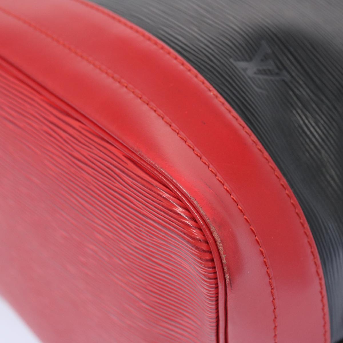 LOUIS VUITTON Epi Noe Shoulder Bag Bicolor Black Red M44017 LV 64093