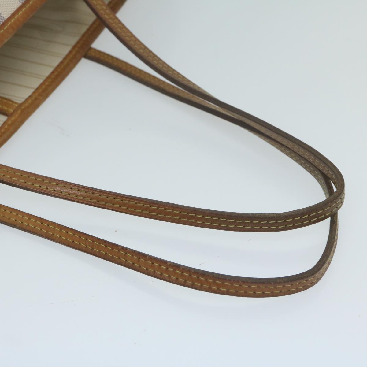LOUIS VUITTON Damier Azur Neverfull MM Tote Bag N41605 LV 64098