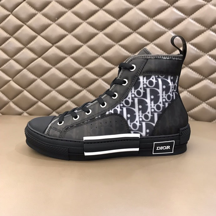 GLM - DIR B23 Black HIGH-TOP SNEAKER