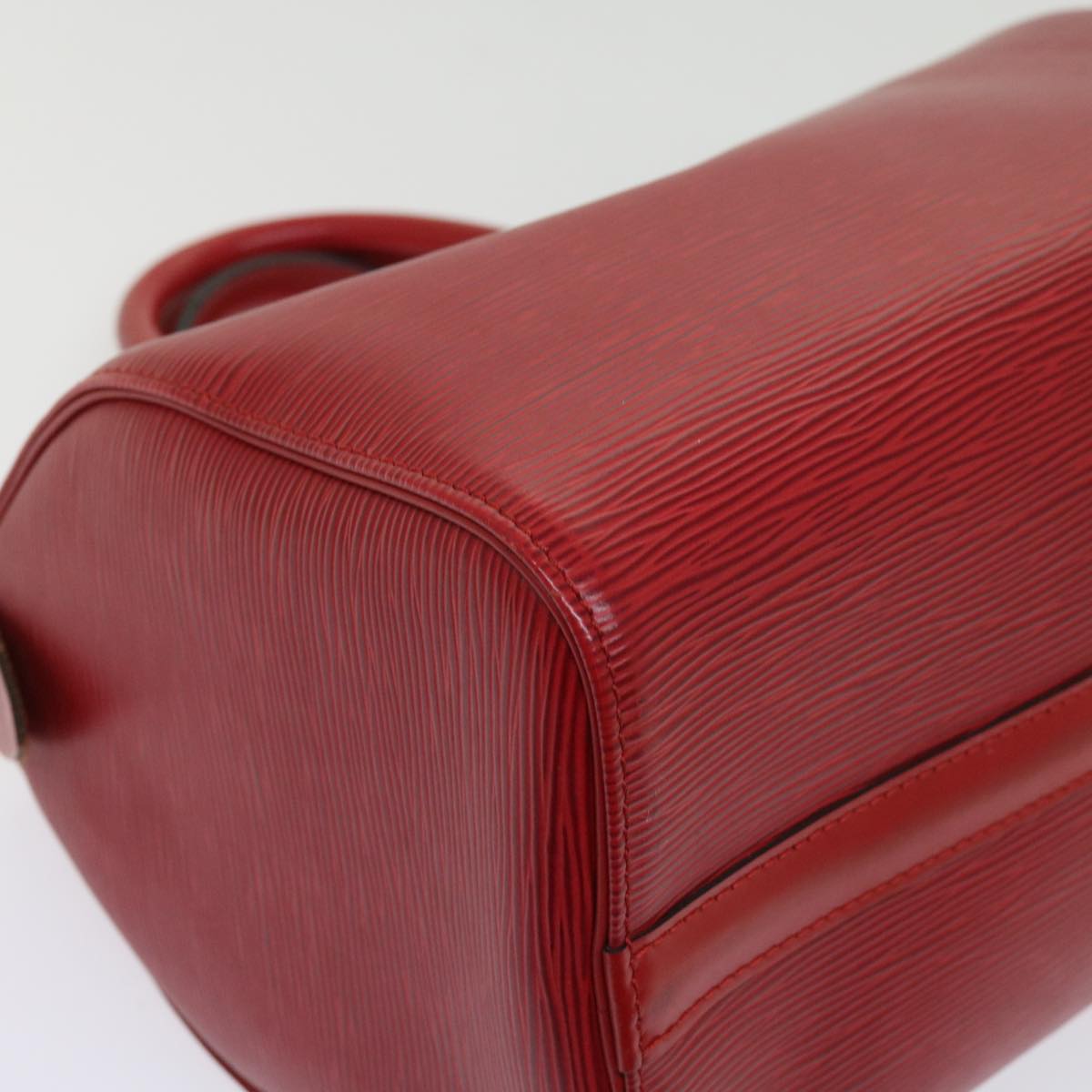 LOUIS VUITTON Epi Speedy 30 Hand Bag Castilian Red M43007 LV 64116