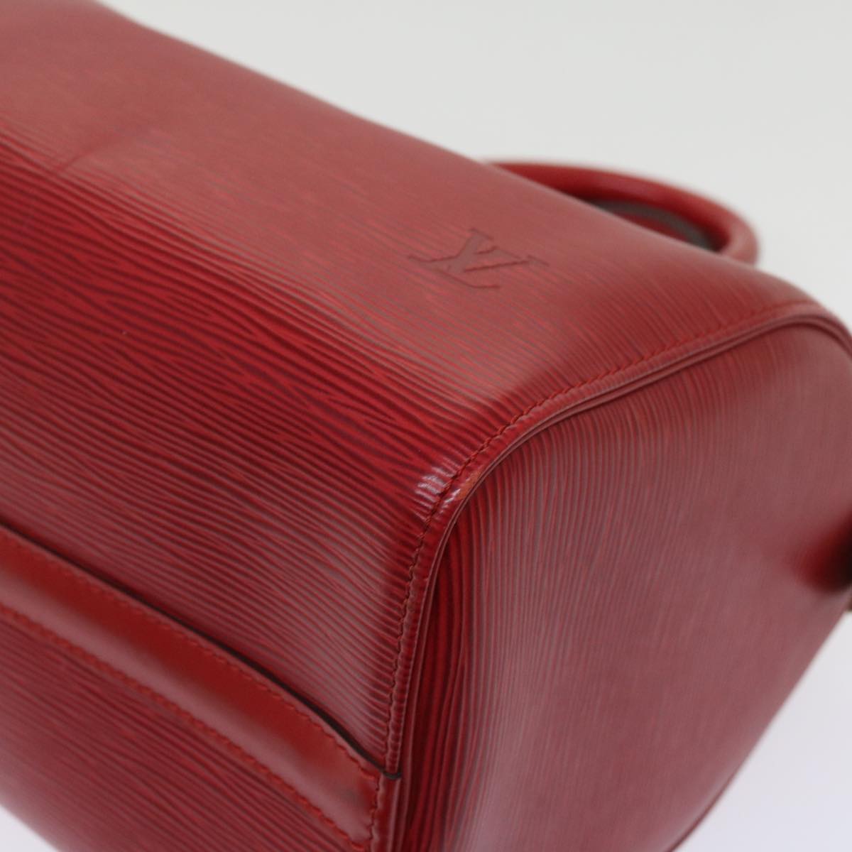 LOUIS VUITTON Epi Speedy 30 Hand Bag Castilian Red M43007 LV 64116