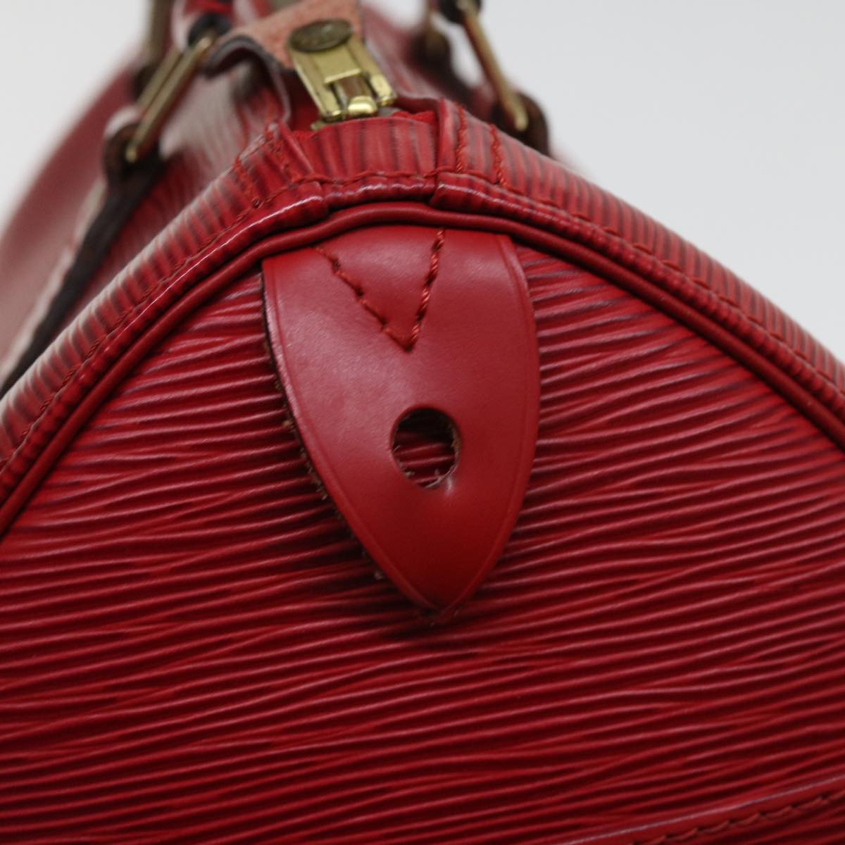LOUIS VUITTON Epi Speedy 30 Hand Bag Castilian Red M43007 LV 64116