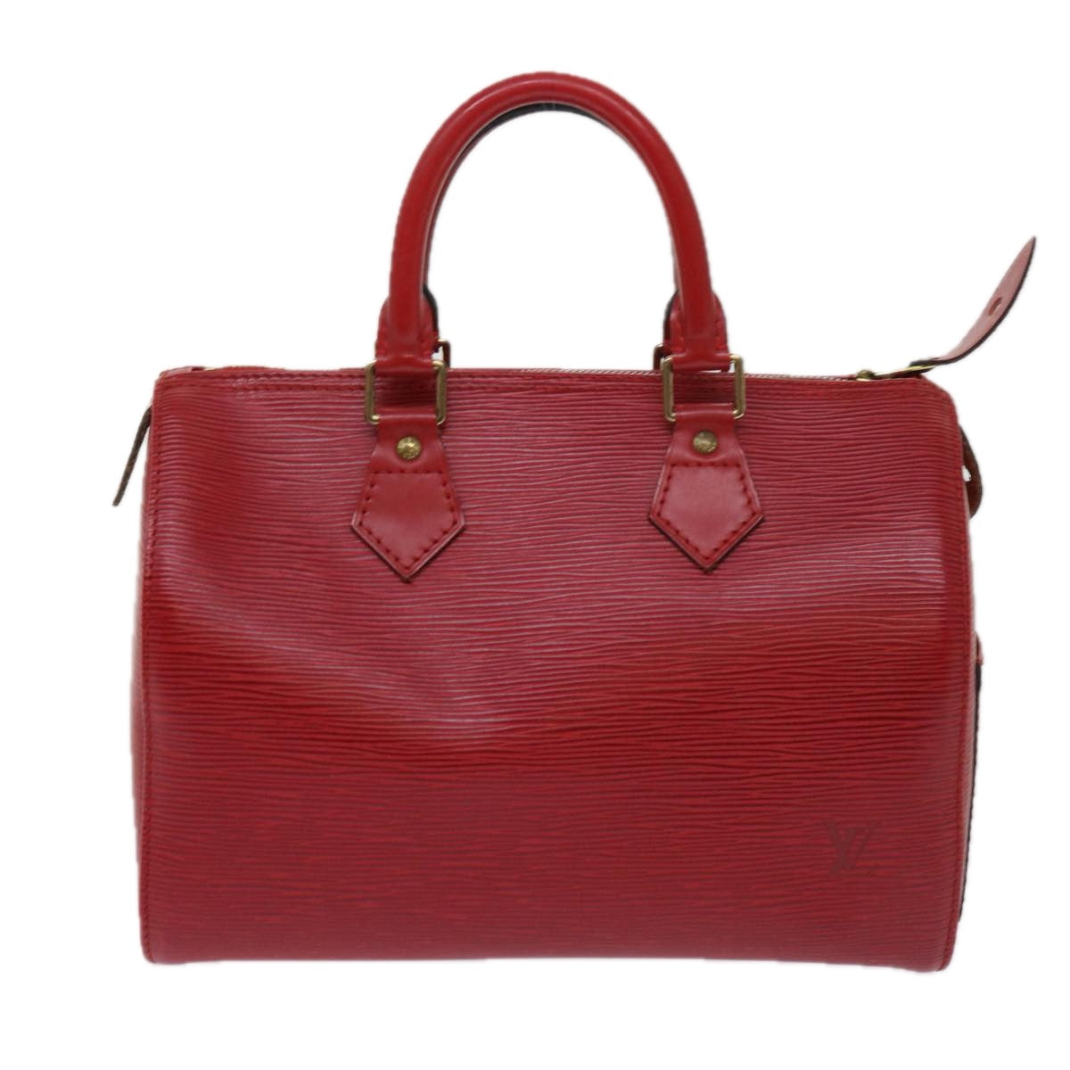 LOUIS VUITTON Epi Speedy 30 Hand Bag Castilian Red M43007 LV 64116