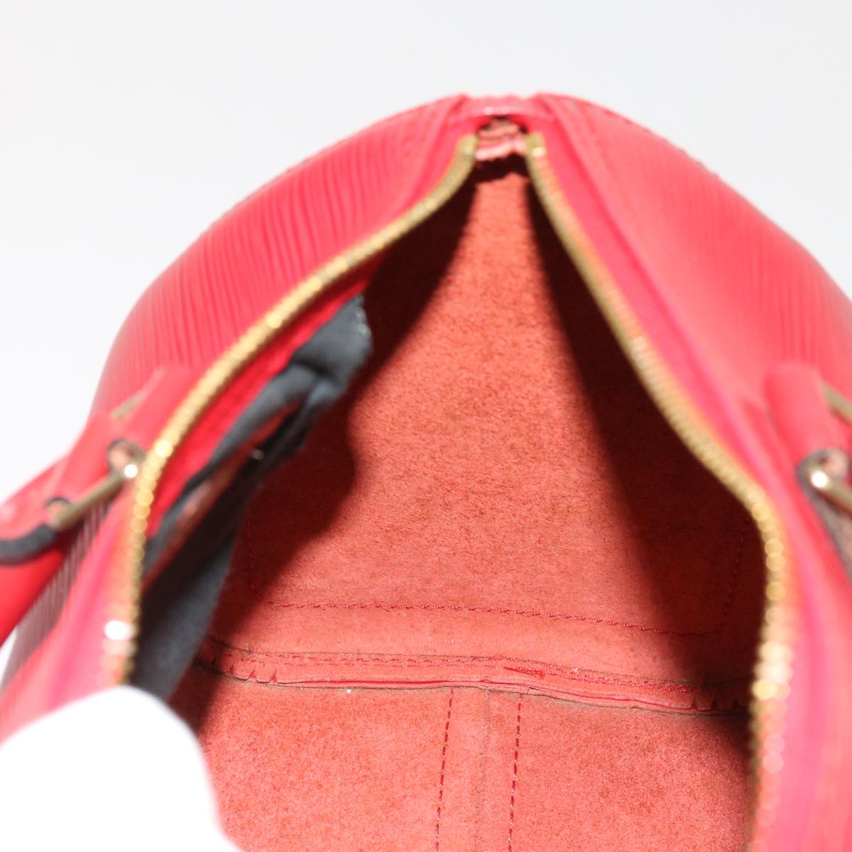 LOUIS VUITTON Epi Speedy 30 Hand Bag Castilian Red M43007 LV 64116