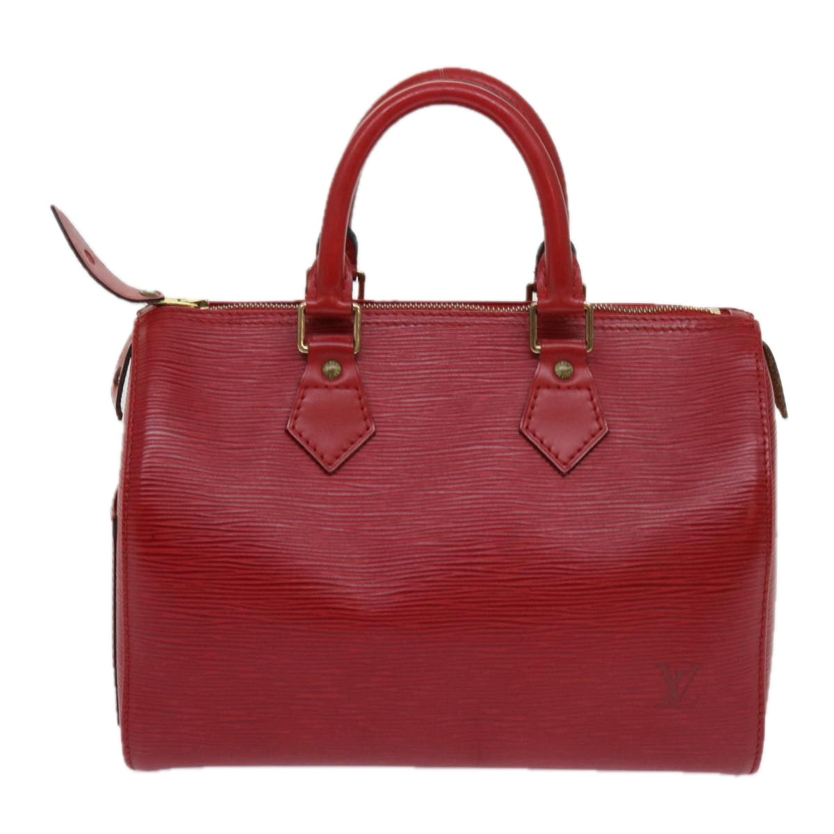 LOUIS VUITTON Epi Speedy 30 Hand Bag Castilian Red M43007 LV 64116