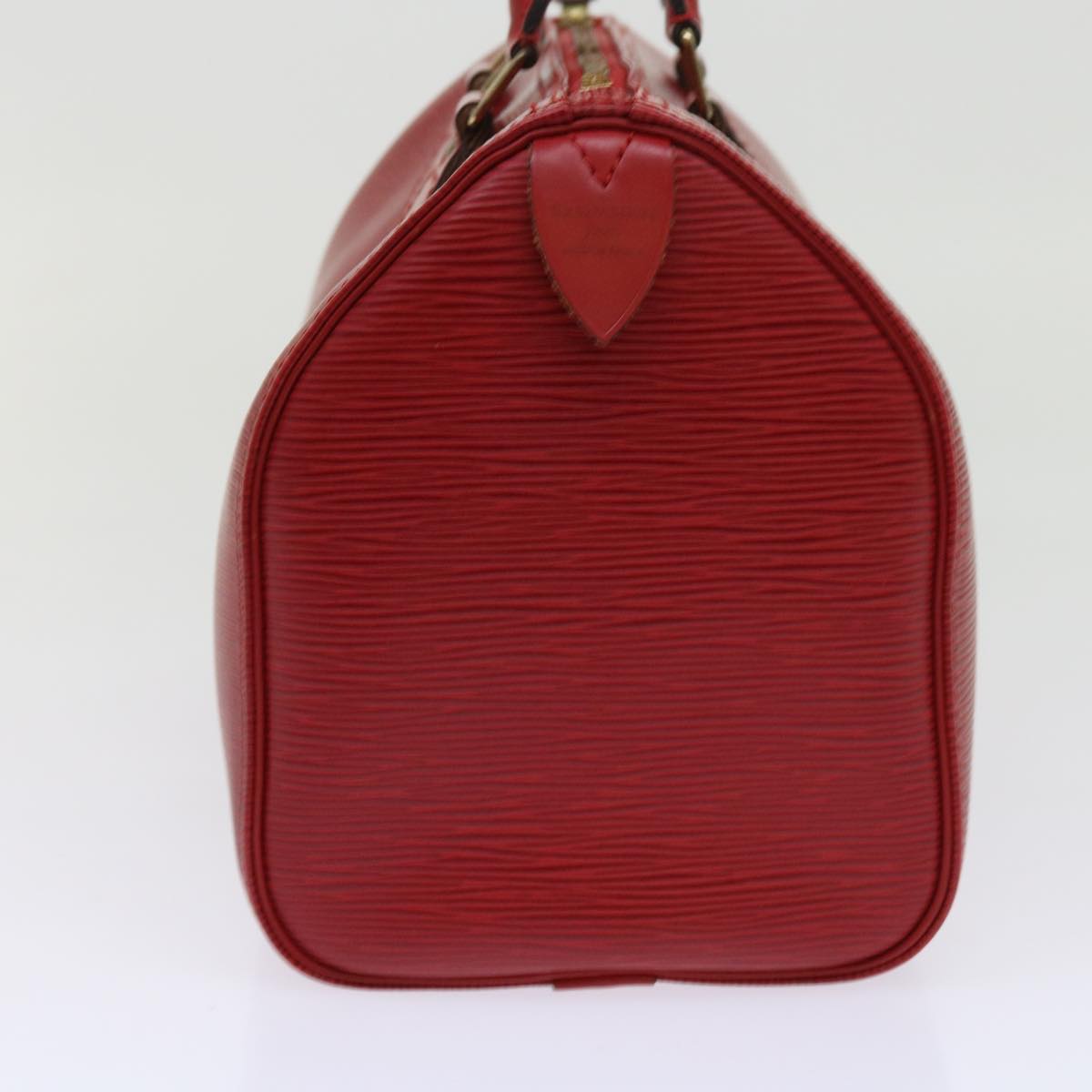 LOUIS VUITTON Epi Speedy 30 Hand Bag Castilian Red M43007 LV 64116