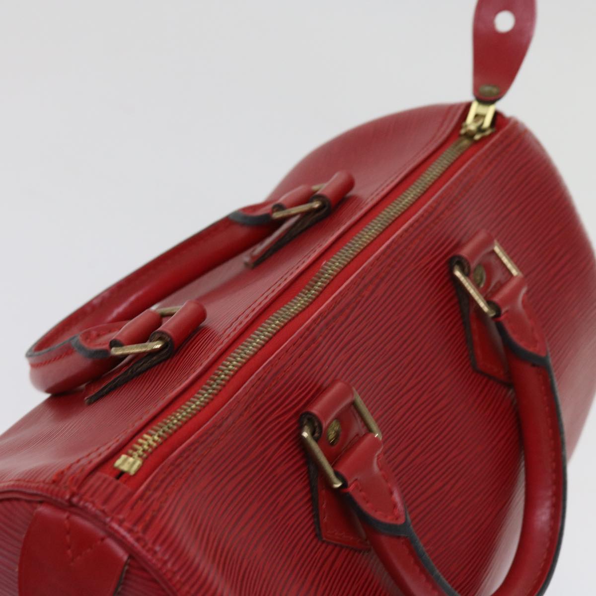 LOUIS VUITTON Epi Speedy 30 Hand Bag Castilian Red M43007 LV 64116