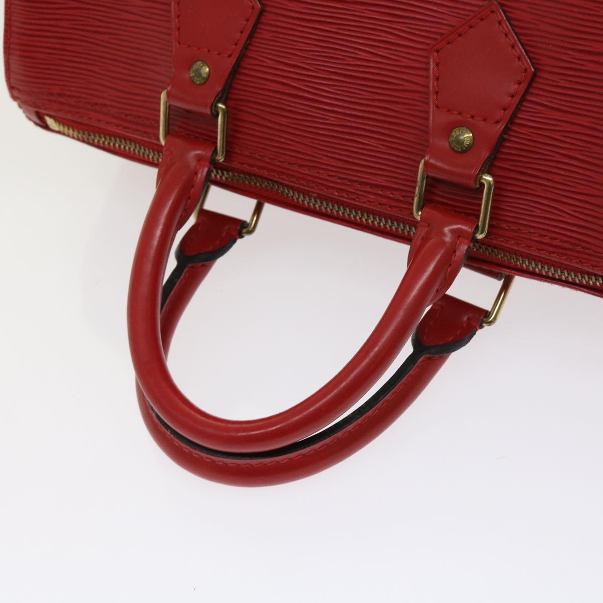 LOUIS VUITTON Epi Speedy 30 Hand Bag Castilian Red M43007 LV 64116