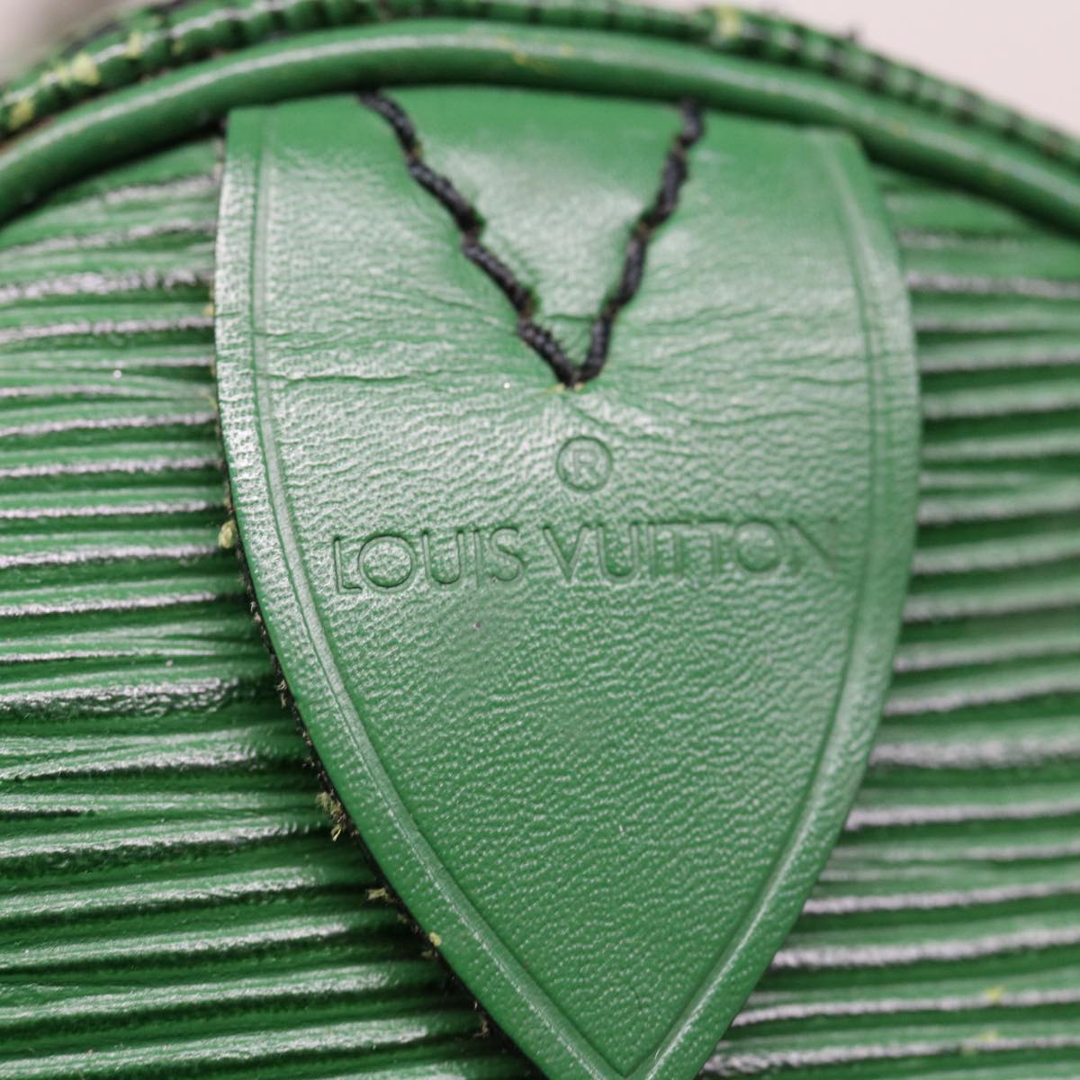 LOUIS VUITTON Epi Keepall 50 Boston Bag Green M42964 LV 64117