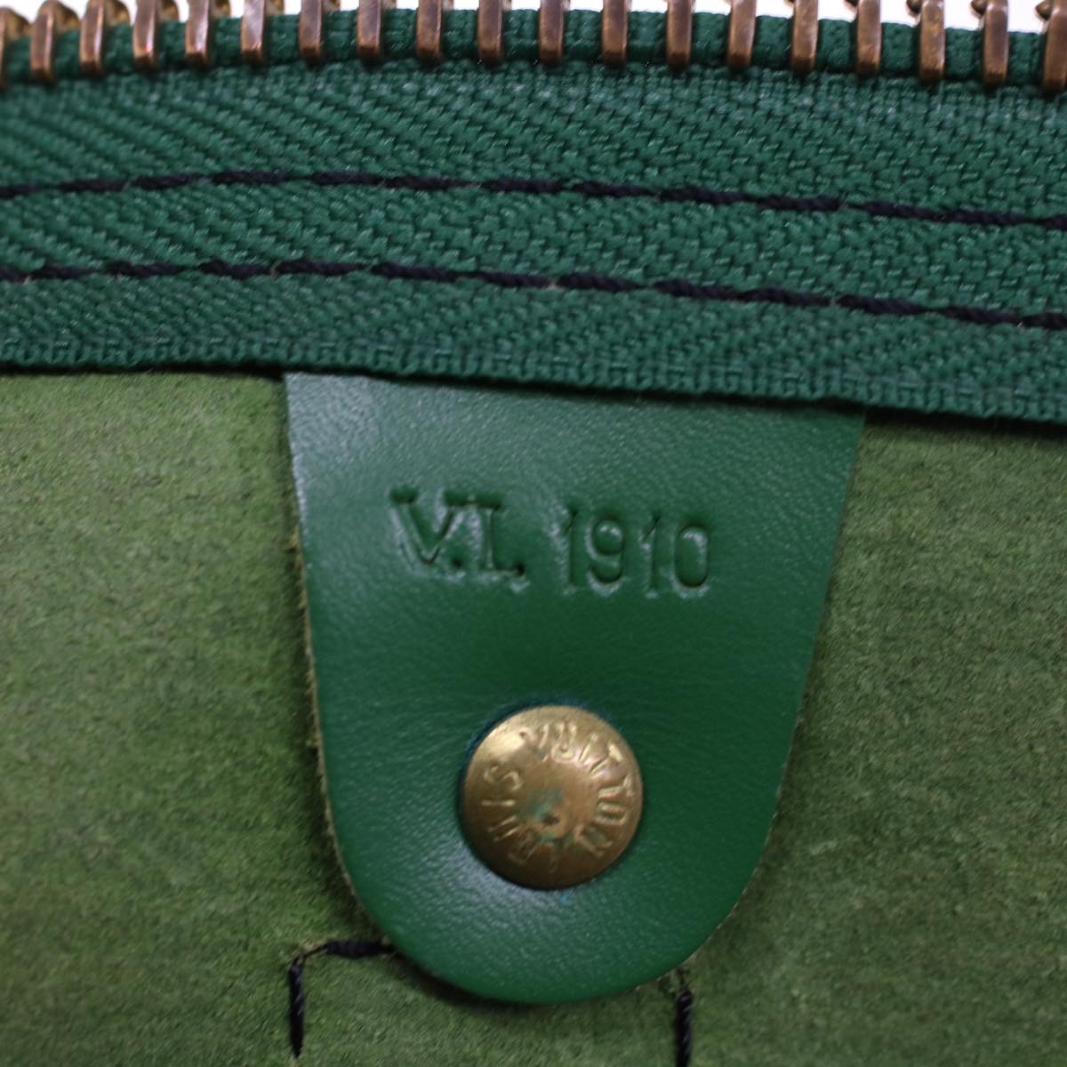 LOUIS VUITTON Epi Keepall 50 Boston Bag Green M42964 LV 64117