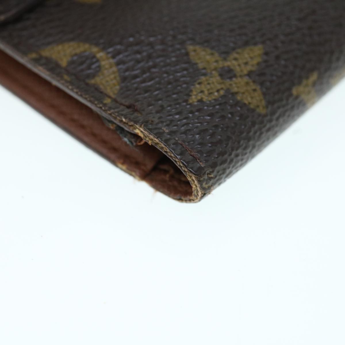 LOUIS VUITTON Monogram Porte Tresor Etui Chequier Wallet M61200 LV 64121