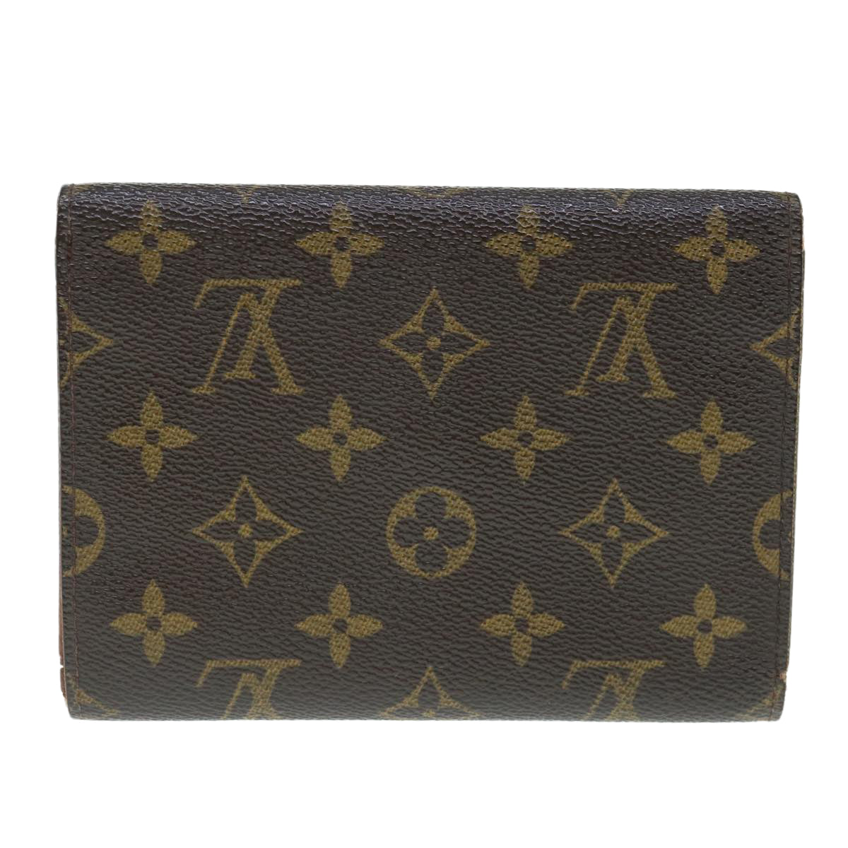 LOUIS VUITTON Monogram Porte Tresor Etui Chequier Wallet M61200 LV 64121