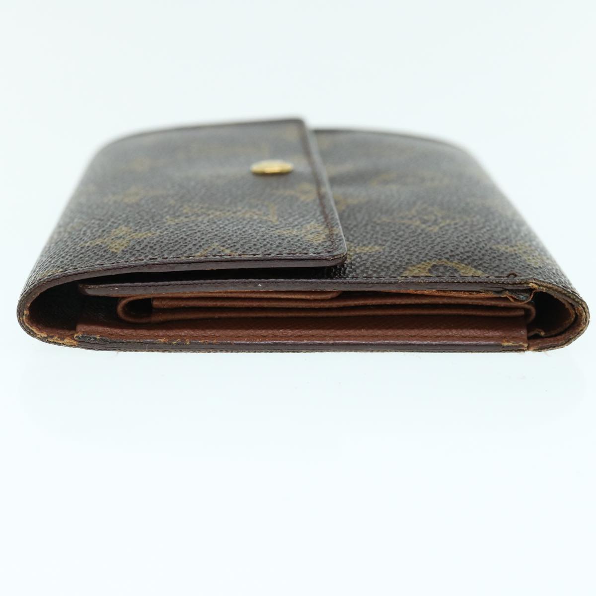 LOUIS VUITTON Monogram Porte Tresor Etui Chequier Wallet M61200 LV 64121