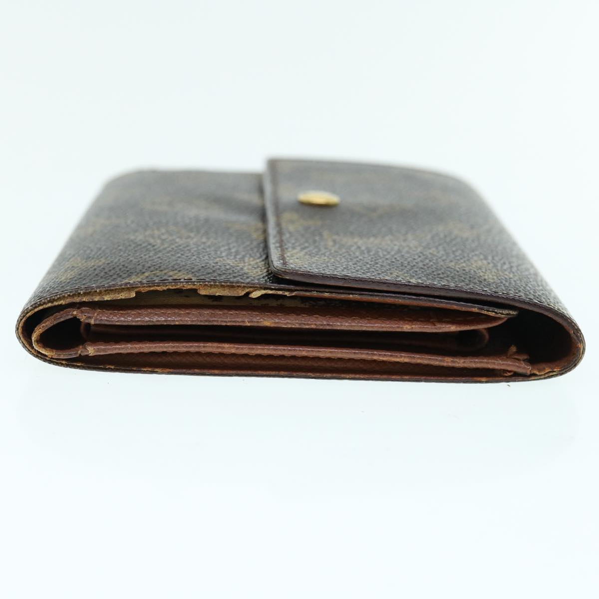 LOUIS VUITTON Monogram Porte Tresor Etui Chequier Wallet M61200 LV 64121