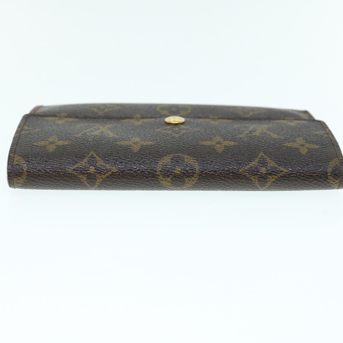 LOUIS VUITTON Monogram Porte Tresor Etui Chequier Wallet M61200 LV 64121
