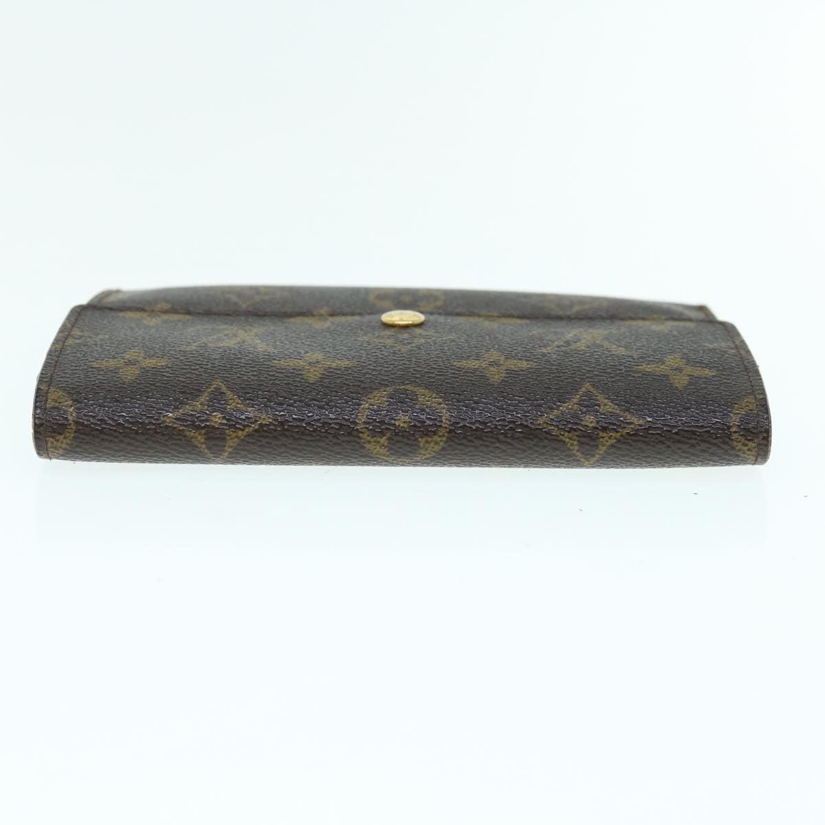 LOUIS VUITTON Monogram Porte Tresor Etui Chequier Wallet M61200 LV 64121