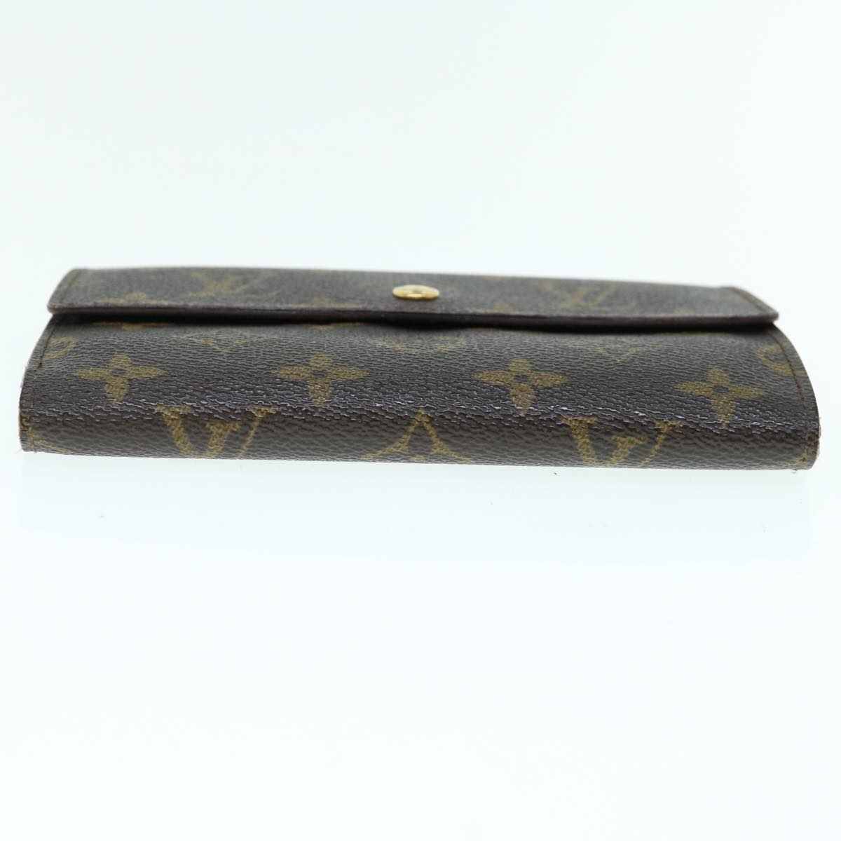 LOUIS VUITTON Monogram Porte Tresor Etui Chequier Wallet M61200 LV 64121