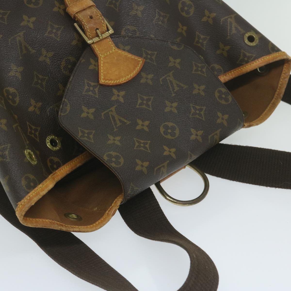 LOUIS VUITTON Monogram Montsouris GM Backpack M51135 LV 64159