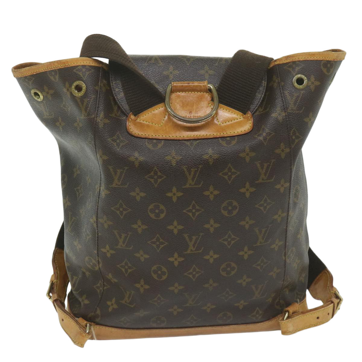 LOUIS VUITTON Monogram Montsouris GM Backpack M51135 LV 64159