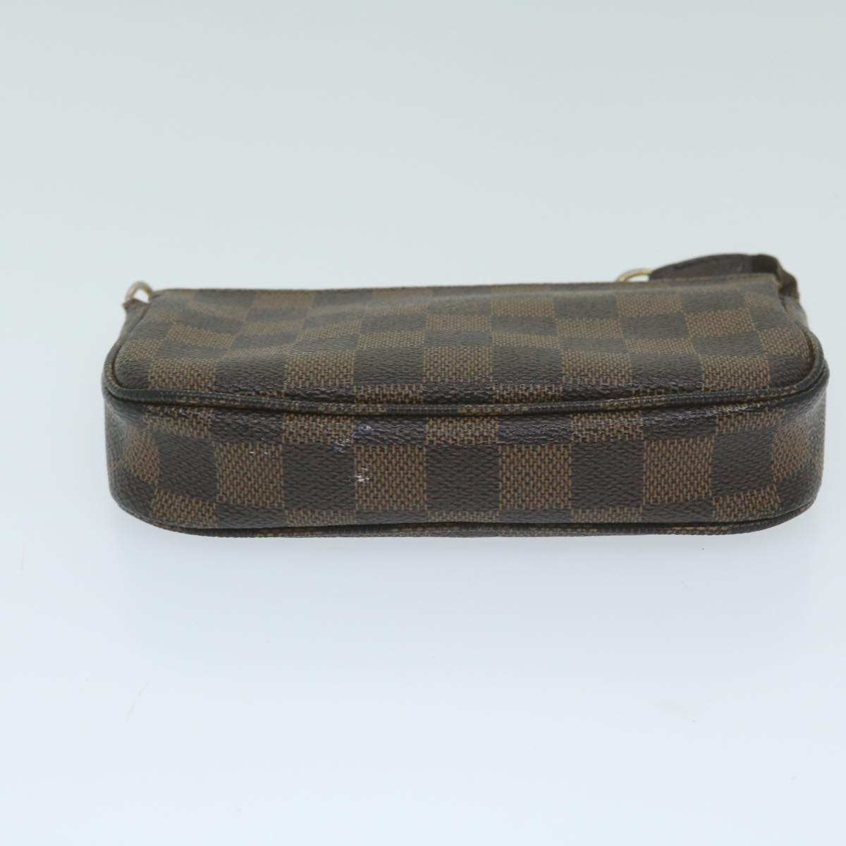 LOUIS VUITTON Damier Ebene Mini Pochette Accessoires Pouch N58009 LV 64171
