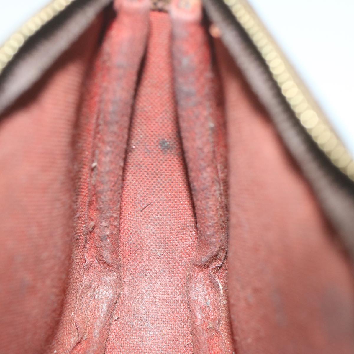 LOUIS VUITTON Damier Ebene Mini Pochette Accessoires Pouch N58009 LV 64171