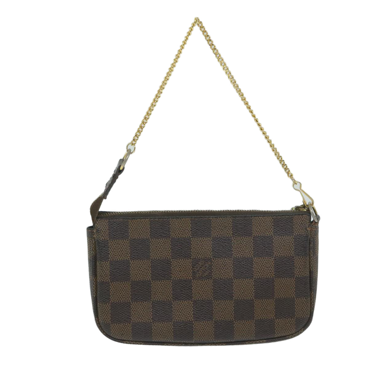 LOUIS VUITTON Damier Ebene Mini Pochette Accessoires Pouch N58009 LV 64171
