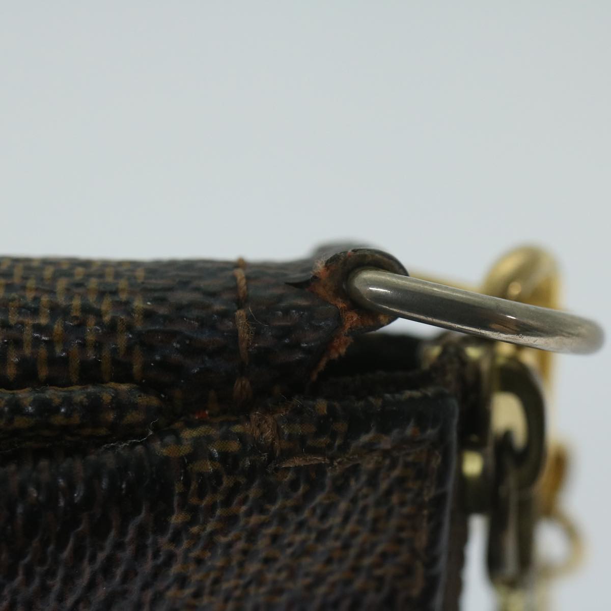LOUIS VUITTON Damier Ebene Mini Pochette Accessoires Pouch N58009 LV 64171