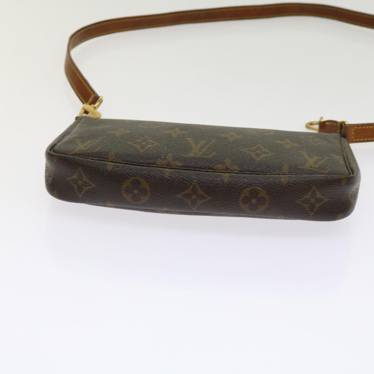 LOUIS VUITTON Monogram Pochette Accessoires Pouch M51980 LV 64184